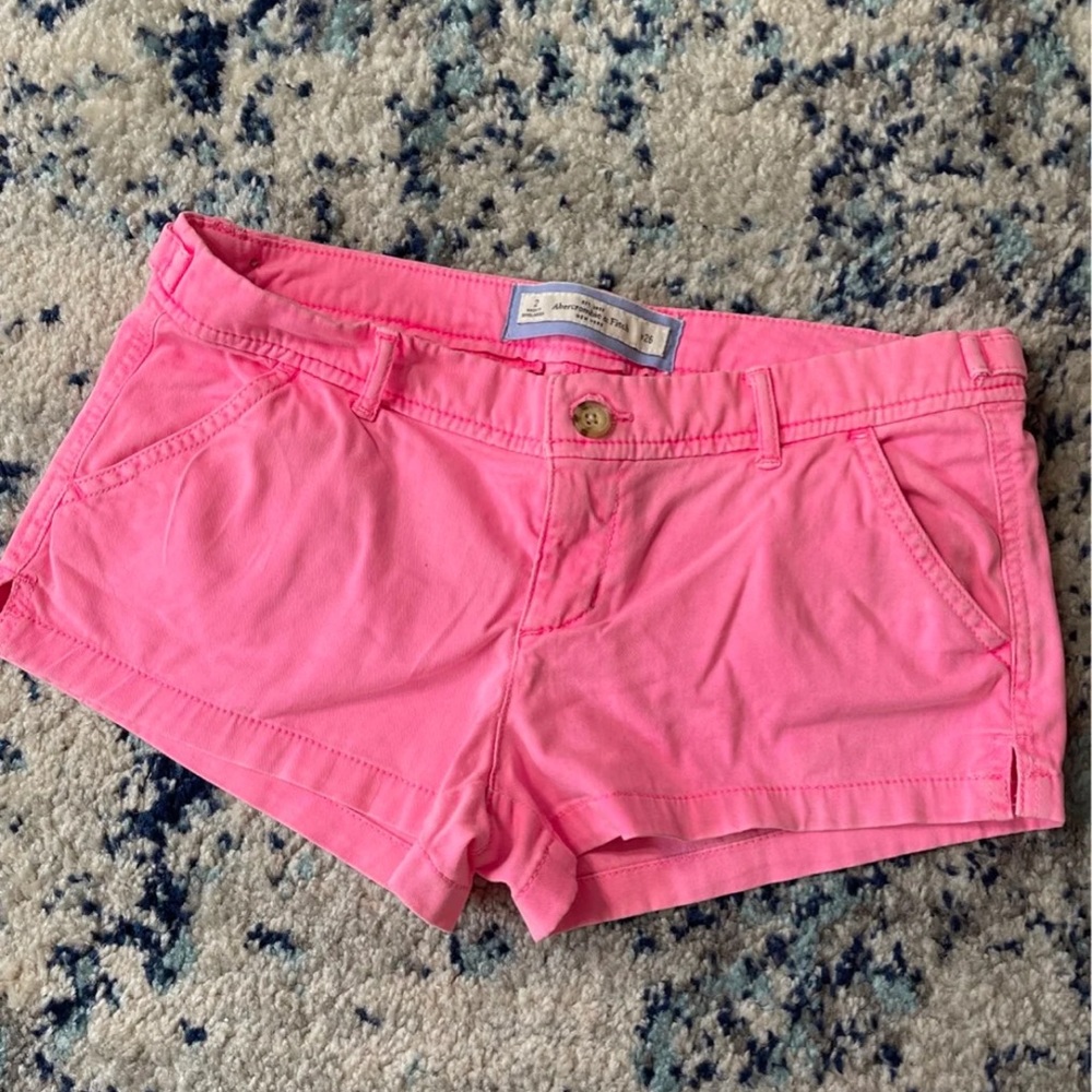 Bright Pink Abercrombie & Fitch Shorts